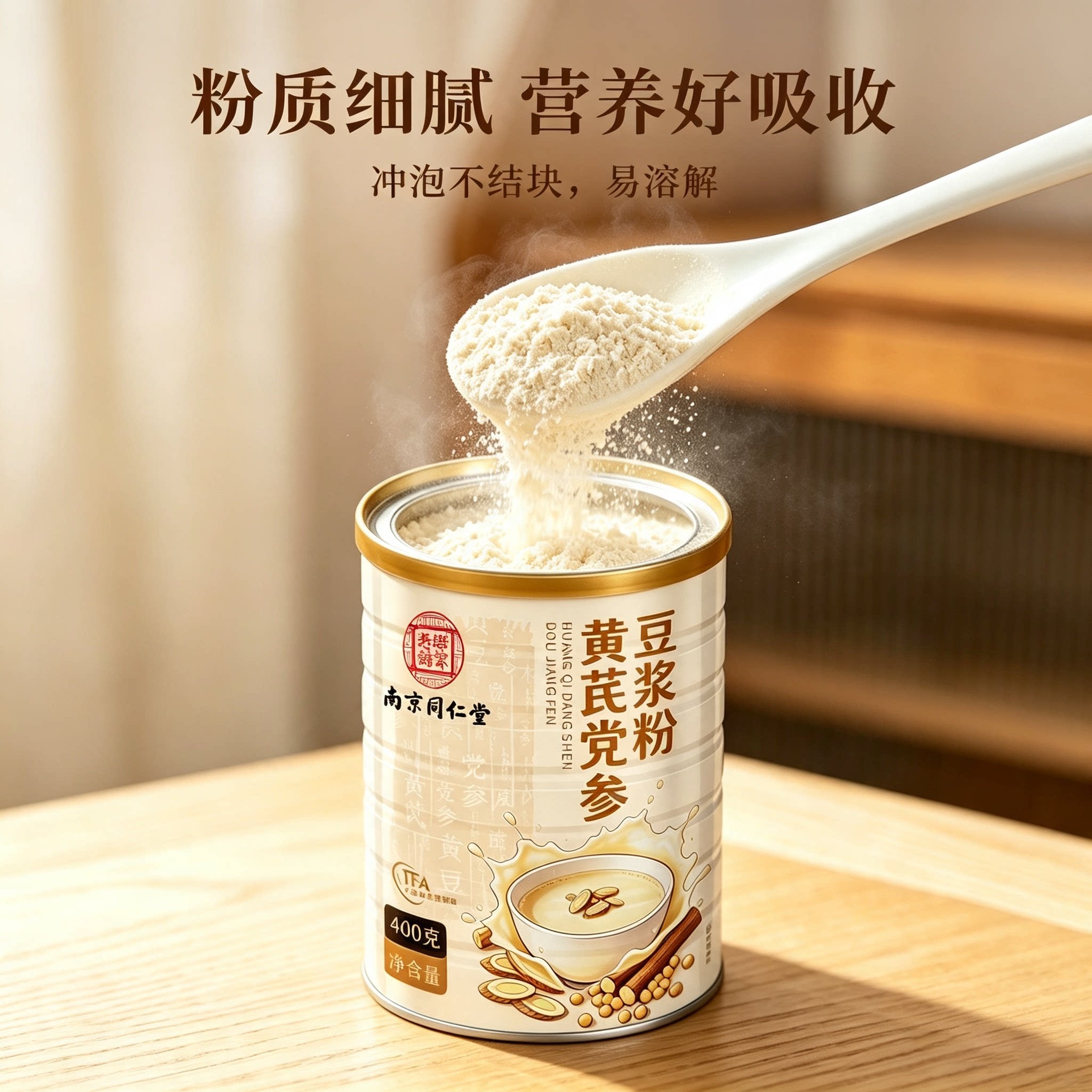 南京同仁堂黄芪党参豆浆粉官方旗舰正品补气养血有物匠心营养早餐 有物匠心实拍商品图