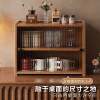 Desktop storage cabinet dustproof storage rack on table water cup tea set coffee cup storage living room dining side storage rack
