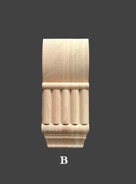 实木罗马柱雕花简欧式家具装饰中式柱头梁托东阳木雕工艺品欧式实