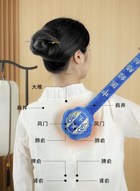 按摩槌经络拍养生拍打器经络棒中医健康拍痧板按摩敲打锤背肩八虚