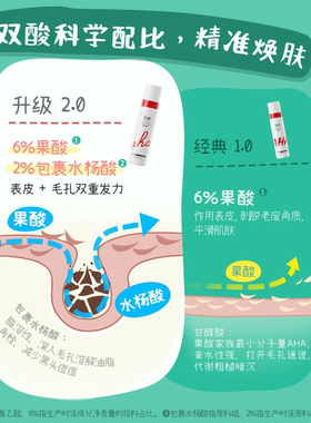 吾相果酸水去角质紧致补水喷雾
