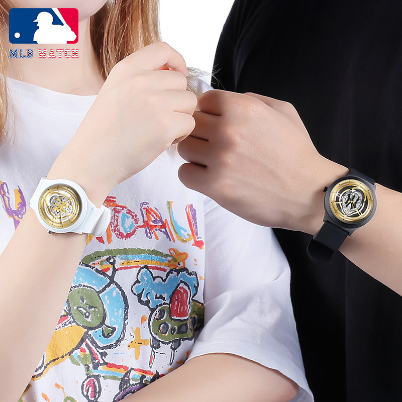 mlb美职棒女学生时尚简约潮流手表 美职棒手表国产腕表