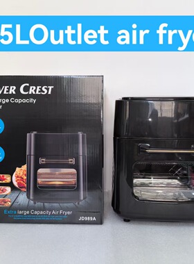 多功能智能触屏烤箱大容量15L Air fryer 空气炸锅110V电炸锅薯条