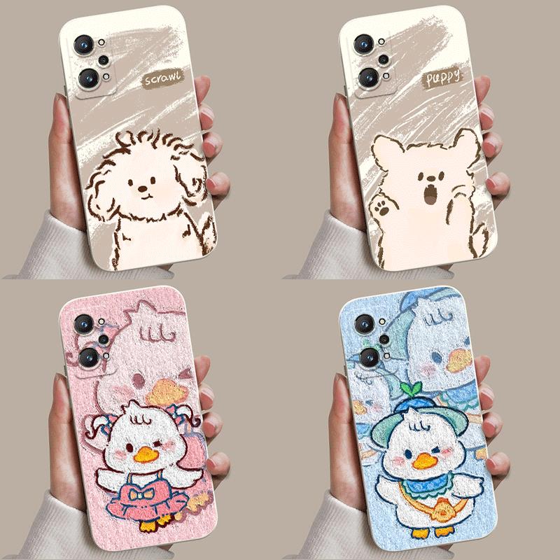 Suitable for realme GT2 mobile phone case Kapibara gtneo2 couple 5G capybara GT2pro anti-fall GT cute men and women GT Neo2 soft rubber protective cover personalized creative frosted cartoon