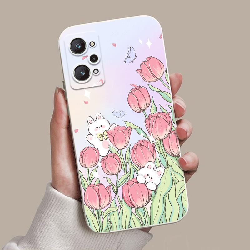 Suitable for realme GT2 mobile phone case Kapibara gtneo2 couple 5G capybara GT2pro anti-fall GT cute men and women GT Neo2 soft rubber protective cover personalized creative frosted cartoon
