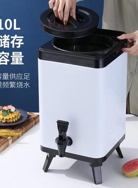 304不锈钢方形奶茶桶保温桶大容量商用豆浆凉茶桶茶水桶保温锅