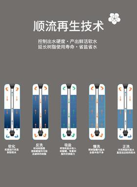 全屋软水机过滤器软化树脂除水垢中央水龙头净水器反渗透沐浴