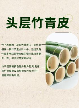 层竹绿竹簸箕无孔家用全竹绿餐厅盘圆簸箕茶筛烘干装饰