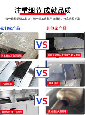 水吧台商用奶茶店操作台咖啡店手打柠檬不锈钢冷藏工作台设备全套