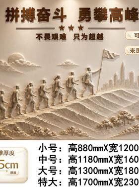 司企业KMC文化墙门形象办志公公室装饰进团队激励标语氛围布置贴