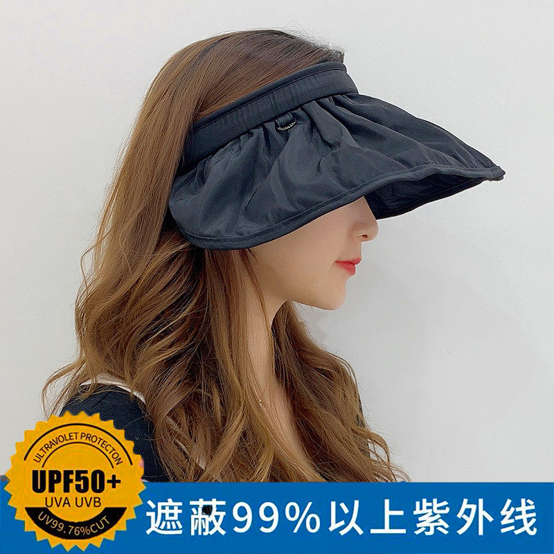 防晒紫外线夏季韩版潮遮脸遮阳帽 佐蝶帽子