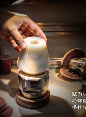 不寂无相石笔搁架可作香插花瓶