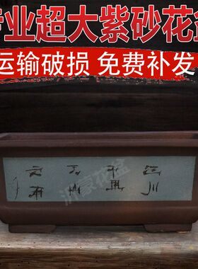 长方形花盆大全家用阳台种菜盆紫砂特大号盆景盆栽陶瓷大花盆批发