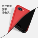 Apple, силиконовый iPhone 8, однотонный чехол для телефона, 8plus, защита при падении, iphone, популярно в интернете