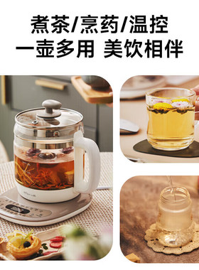 全自动加厚玻璃多功能小熊养生壶