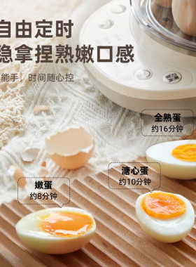 小熊煮蛋器家用蒸蛋器鸡蛋神器