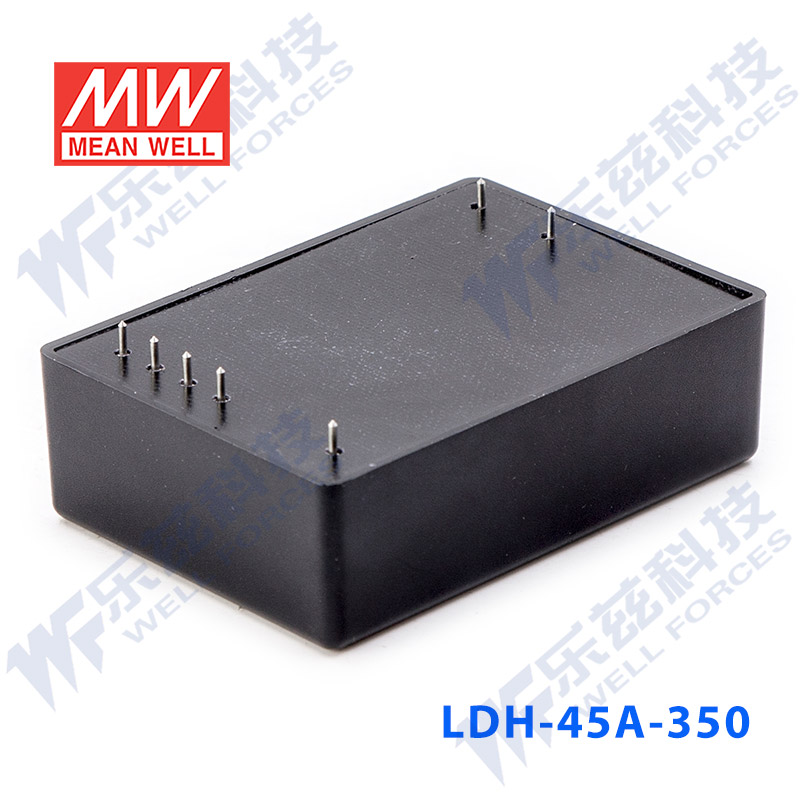 LDH-45A-350 30W 9~18VDC输入12~86VDC350mA输出LED插脚型电源 - 图2