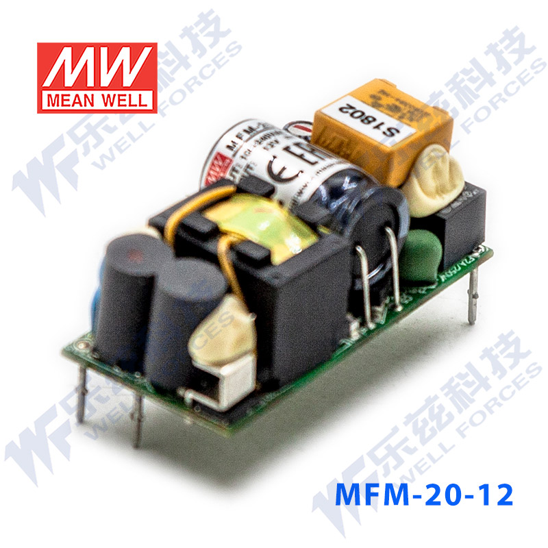 MFM-20-12明纬21.6W 80~264V输入12V1.8A输出PCB裸板医疗开关电源