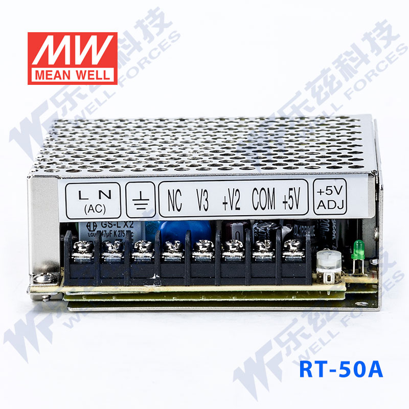 RT-50A台湾明纬12V正负5V三路开关电源47W 5V4A+12V2A-5V0.5A - 图1