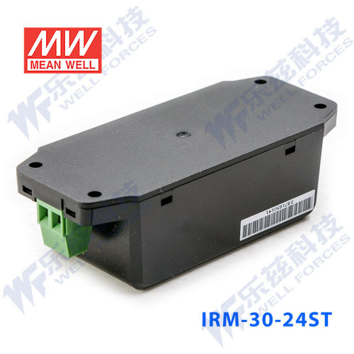 明纬24V电源30W IRM-30-24ST 1.3A AC-DC模块直流开关稳压台湾 - 图1