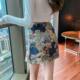 ໂສ້ງຂາຍາວ A-line printed skirt for spring, summer, autumn and winter