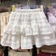 Summer sweet ballet style soft girl lace cake skirt women design niche fluffy short skirt