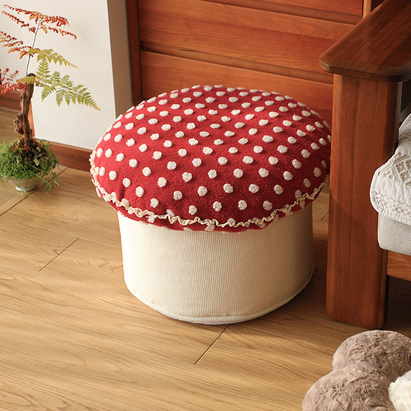 蘑菇墩沙发放脚凳可爱坐墩创意软墩儿童房家居好物搭配新家软装,淘宝优惠券,粉丝福利购,淘宝优惠卷