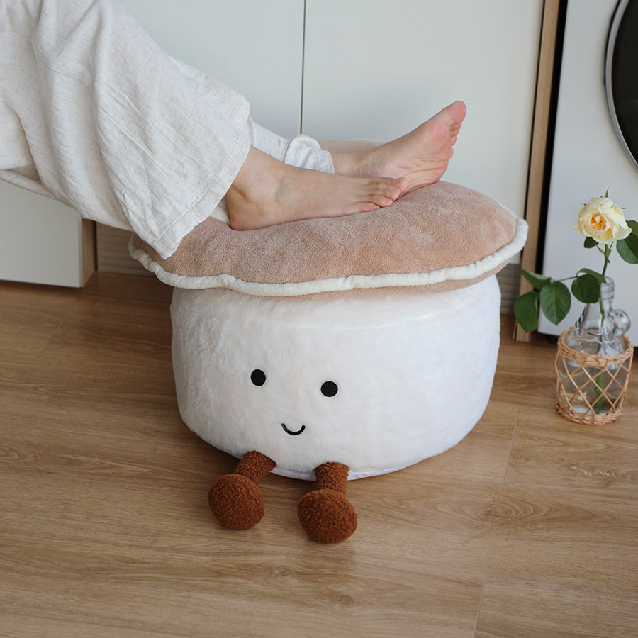 沙发脚凳放腿可爱云朵坐墩客厅榻榻米蒲团儿童房软装布艺可拆洗,淘宝优惠券,粉丝福利购,淘宝优惠卷