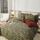 Wired He cotton double layer yarn color jacquard single sheet single double sheet 240x250 single piece