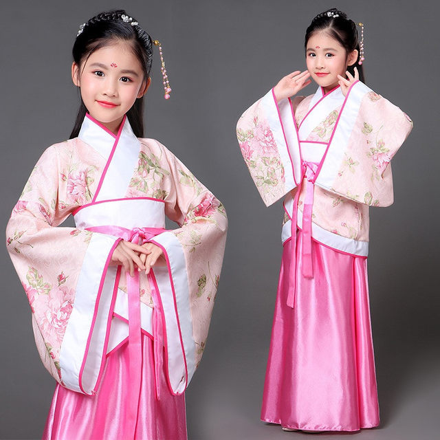 Children and students Hanfu classical performance costumes
