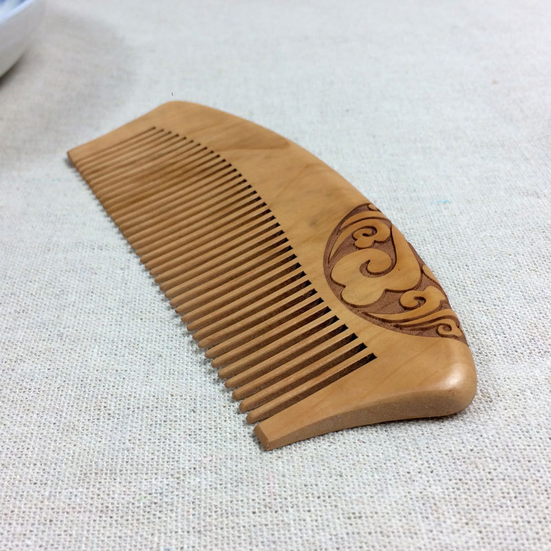 抖音同款中号桃木美发工具木梳子 tsangkai曾家银发饰