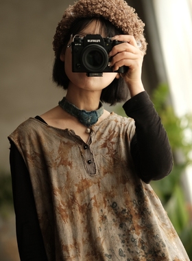 复古文艺手工古布百搭项圈SC105