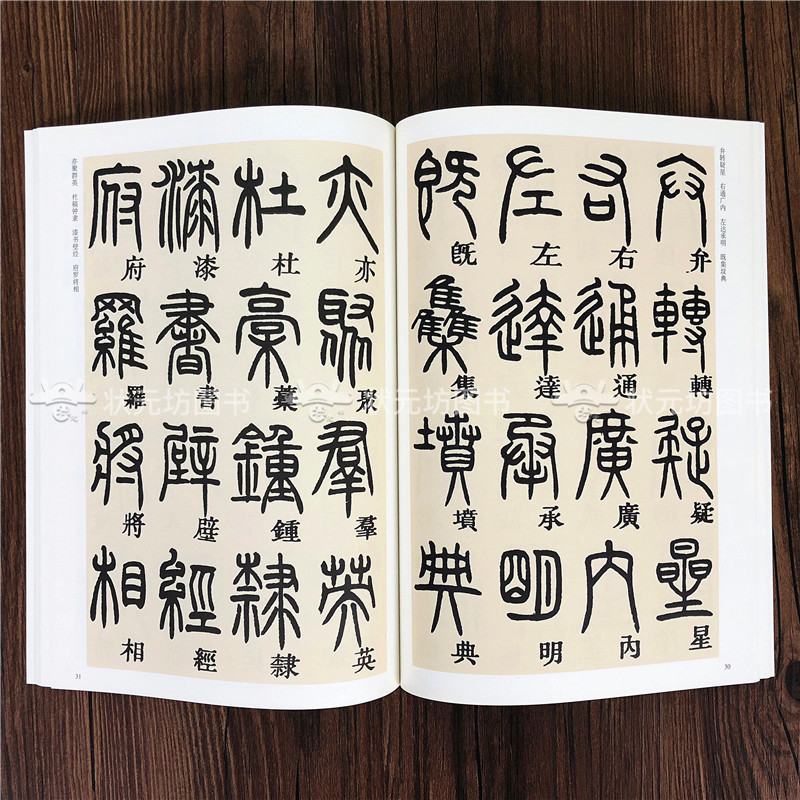 清 邓石如 篆书千字文 历代碑帖精粹 附简体旁注 主编杜浩毛笔书法字帖水墨字毛笔碑帖书篆书碑帖临摹成人篆书字帖书法培训教材 - 图1