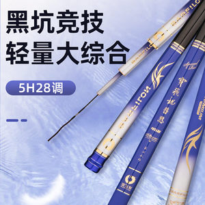 宝飞龙鱼竿渔具超轻超硬28调钓鱼竿5H高碳素台钓杆轻量大物综合竿