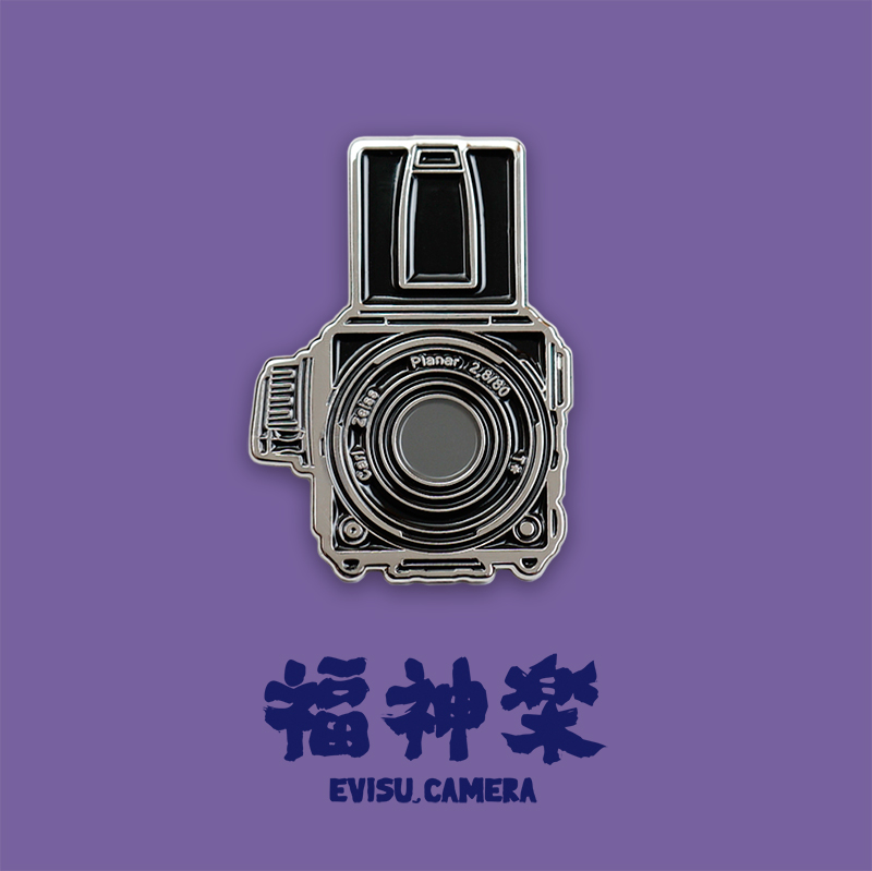 【福神楽】哈苏503cw hasselblad 中画幅胶片相机徽章 胸针 - 图2