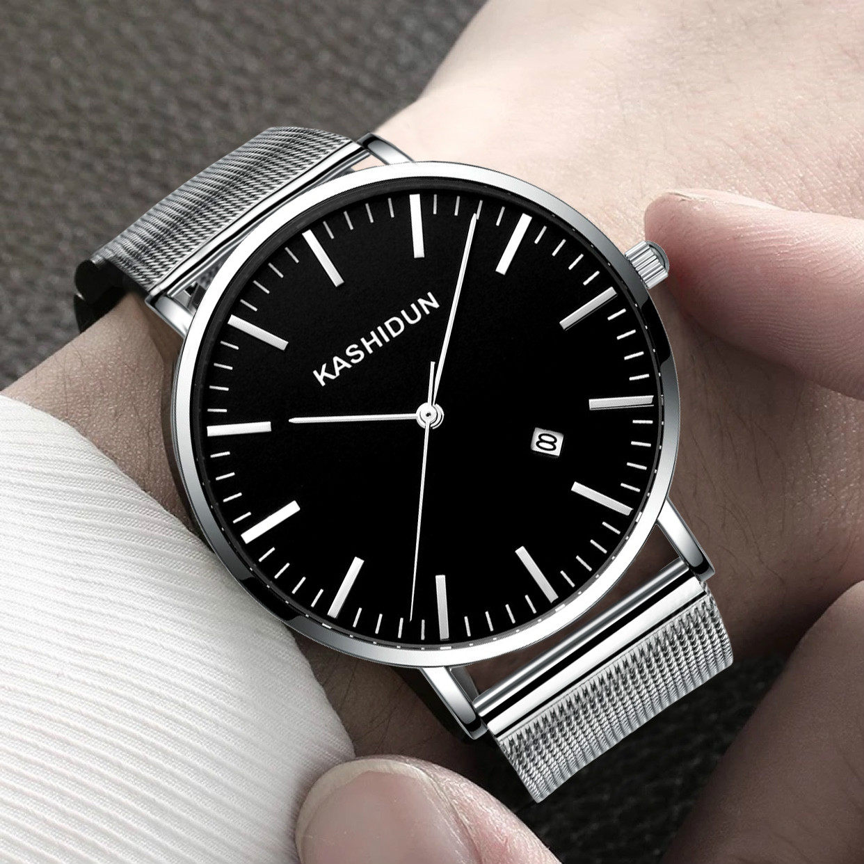 卡诗顿新款超薄男士防水潮流石英表 卡诗顿金鼎泰国产腕表