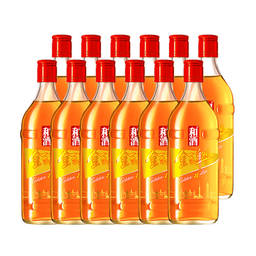 和酒 金色年华8年八年陈特型半干上海老酒500ml*12瓶黄酒整箱 - 图3