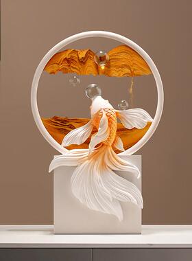 流沙画画摆件轻奢高档客