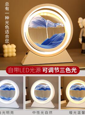 流沙画画摆件创意夜灯艺