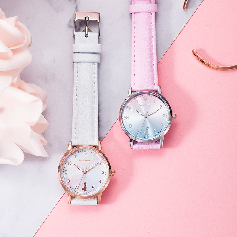 迪士尼儿童女学生女童指针式手表 童赞手表国产腕表