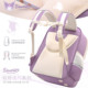 Kuromi's simple spine-protecting schoolbag for girls in grades 1-6