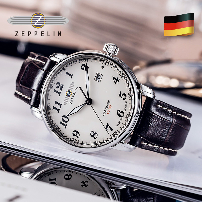 齐博林德国进口男士自动简约机械表 齐博林欧美腕表