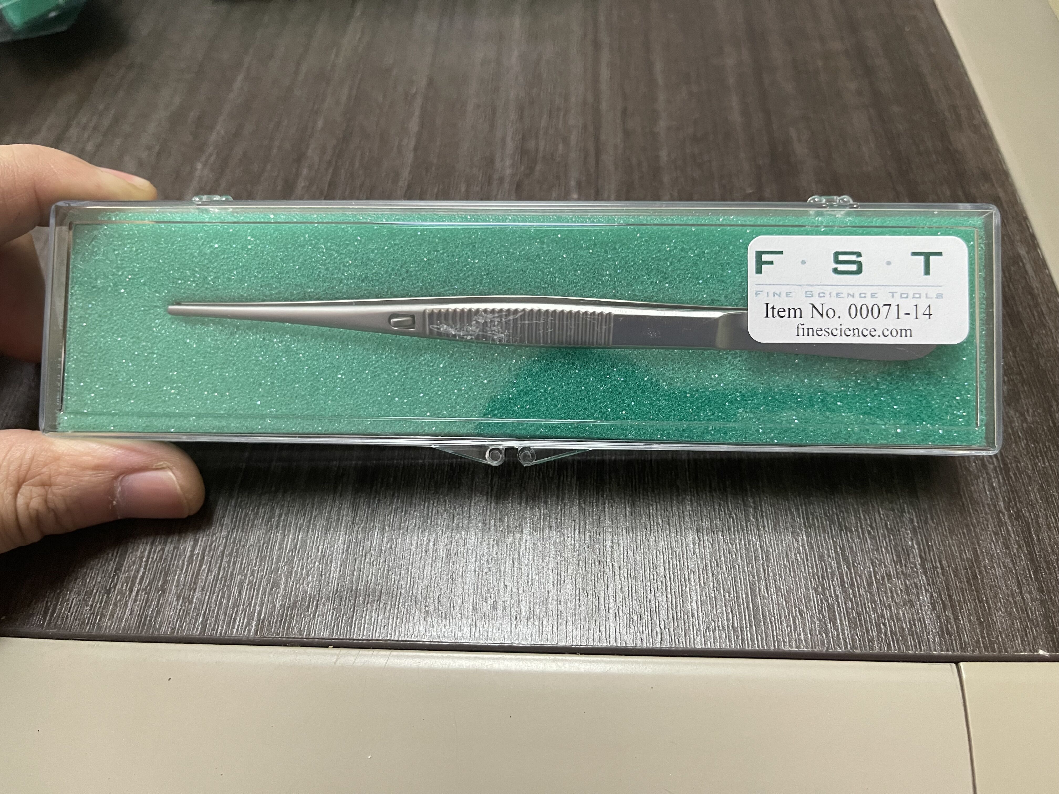 FST夹持器00071-14 Micro Clamp Appling Forceps 00072-14 - 图0