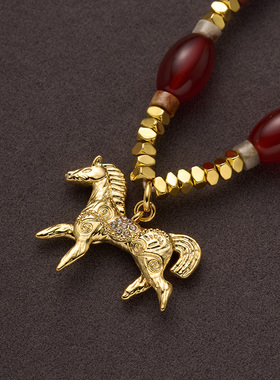 FOR DAYS 中国红-新年限定红色系小马手链