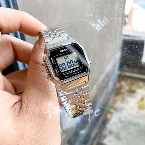 卡西欧CASIO 复古电子小方块表女士手表LA680WA-2B/7D LA670WA - 图1