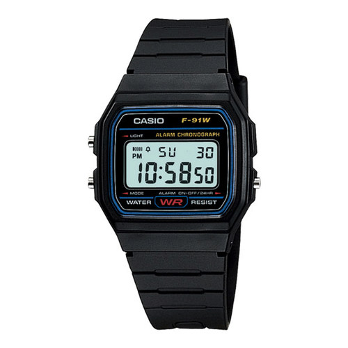 【甜茶同款】日本卡西欧CASIO 经典复古方块电子手表男女F-91W-1D - 图3