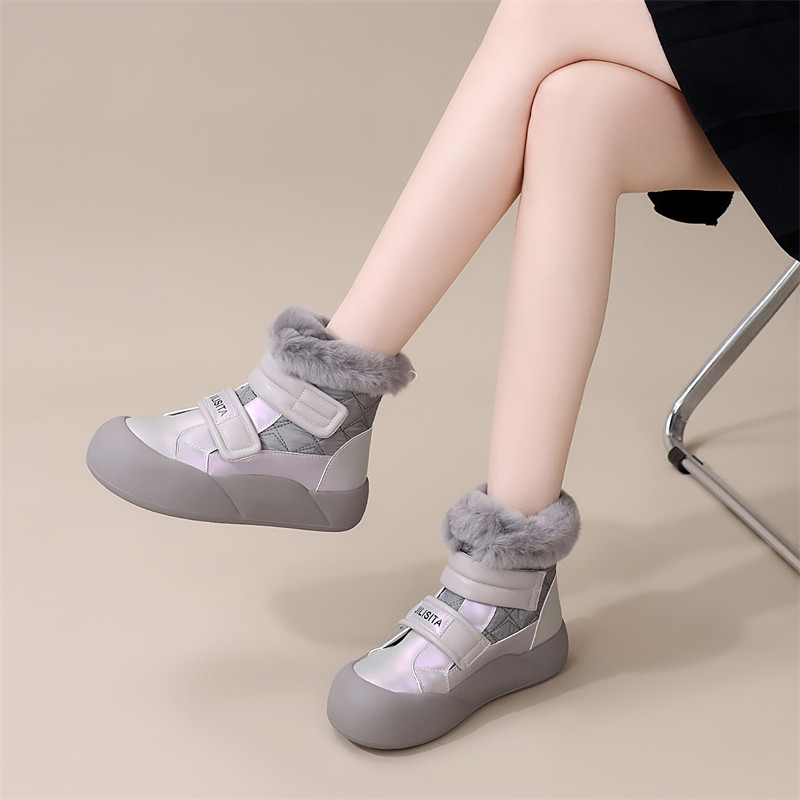 新款时尚雪地靴女软底纯羊毛皮毛一体保暖棉鞋加绒加厚底防水棉靴,淘宝优惠券,粉丝福利购,淘宝优惠卷