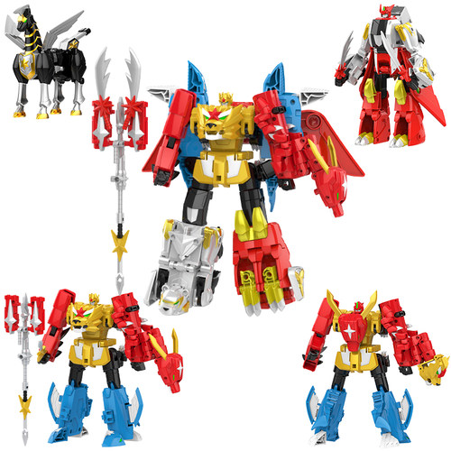 神兽金刚3之超变星甲玩具四战神星甲战队超人天马6合体大号10寸五 - 图3