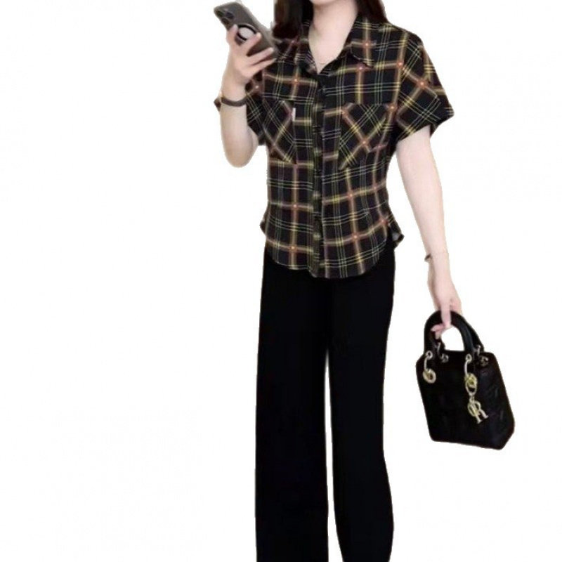 商城正品12.爆款衬衫2025夏季新款韩版收腰气质减龄简约女装短袖