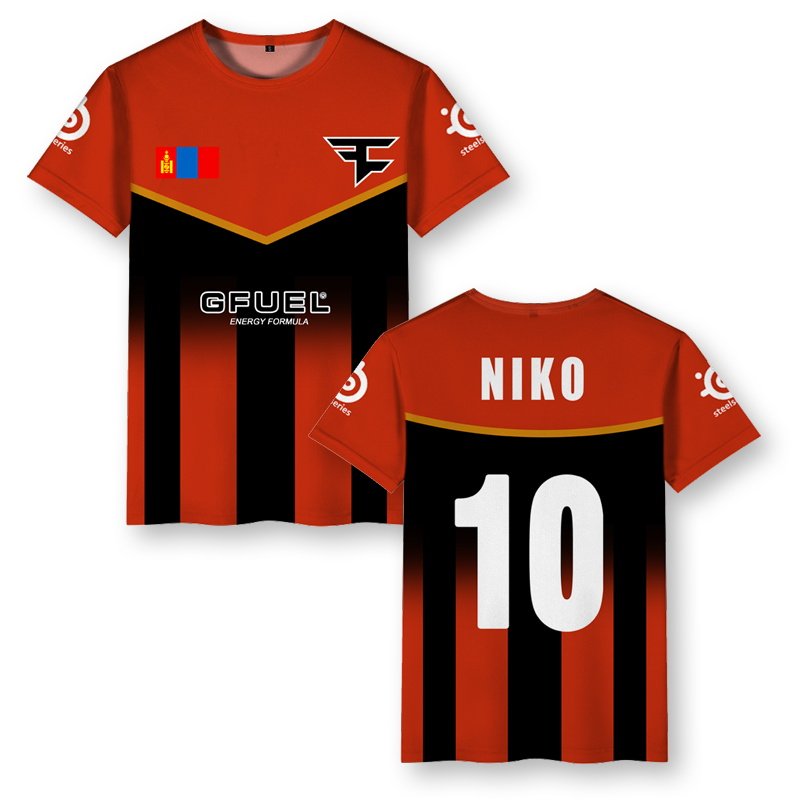 定制电竞比赛服梦泪ag战队短袖队服 绅图仕T恤